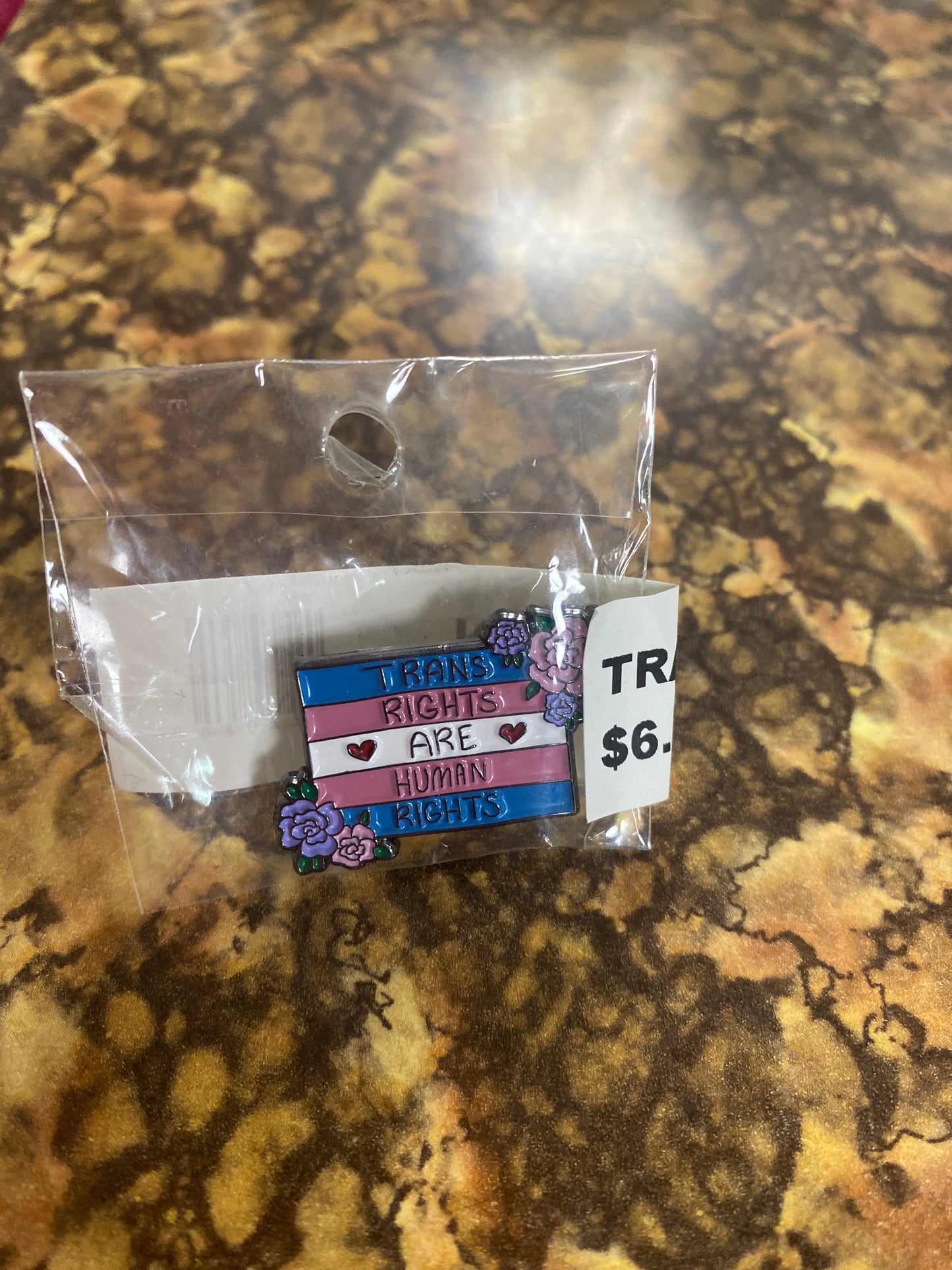 TRANS RIGHTS PIN