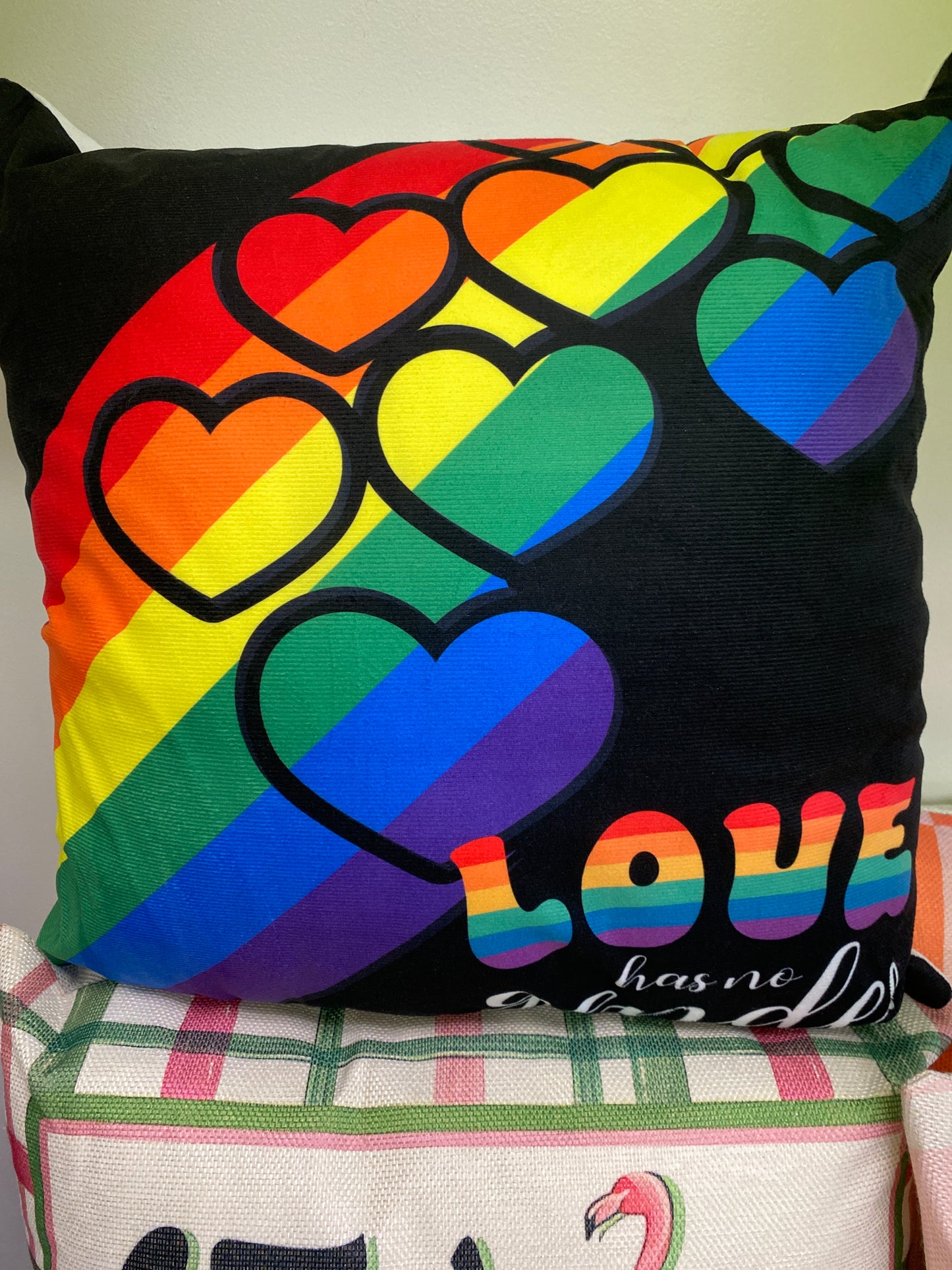 LOVE HAS NO GENDER THROW PILLOW