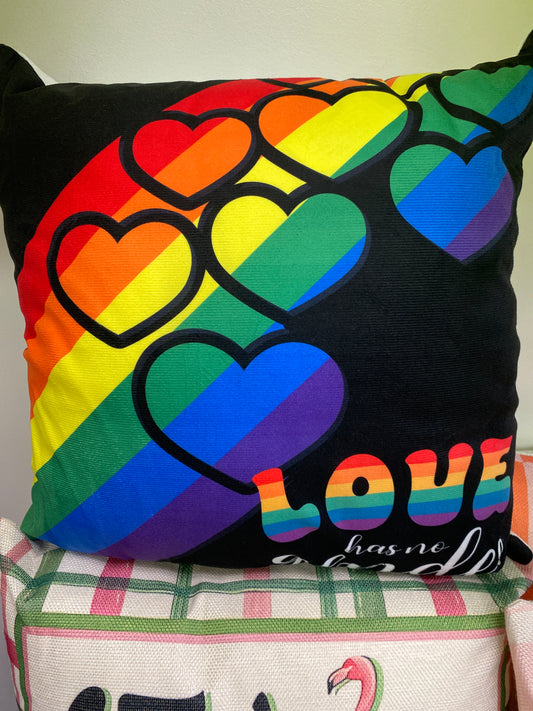 LOVE HAS NO GENDER THROW PILLOW
