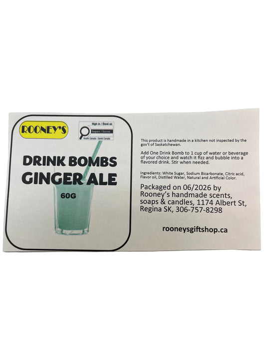 DRINK BOMBS GINGER ALE 2 PACK