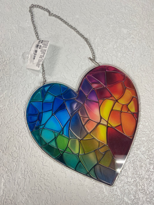 RAINBOW HEART SUN CATCHER