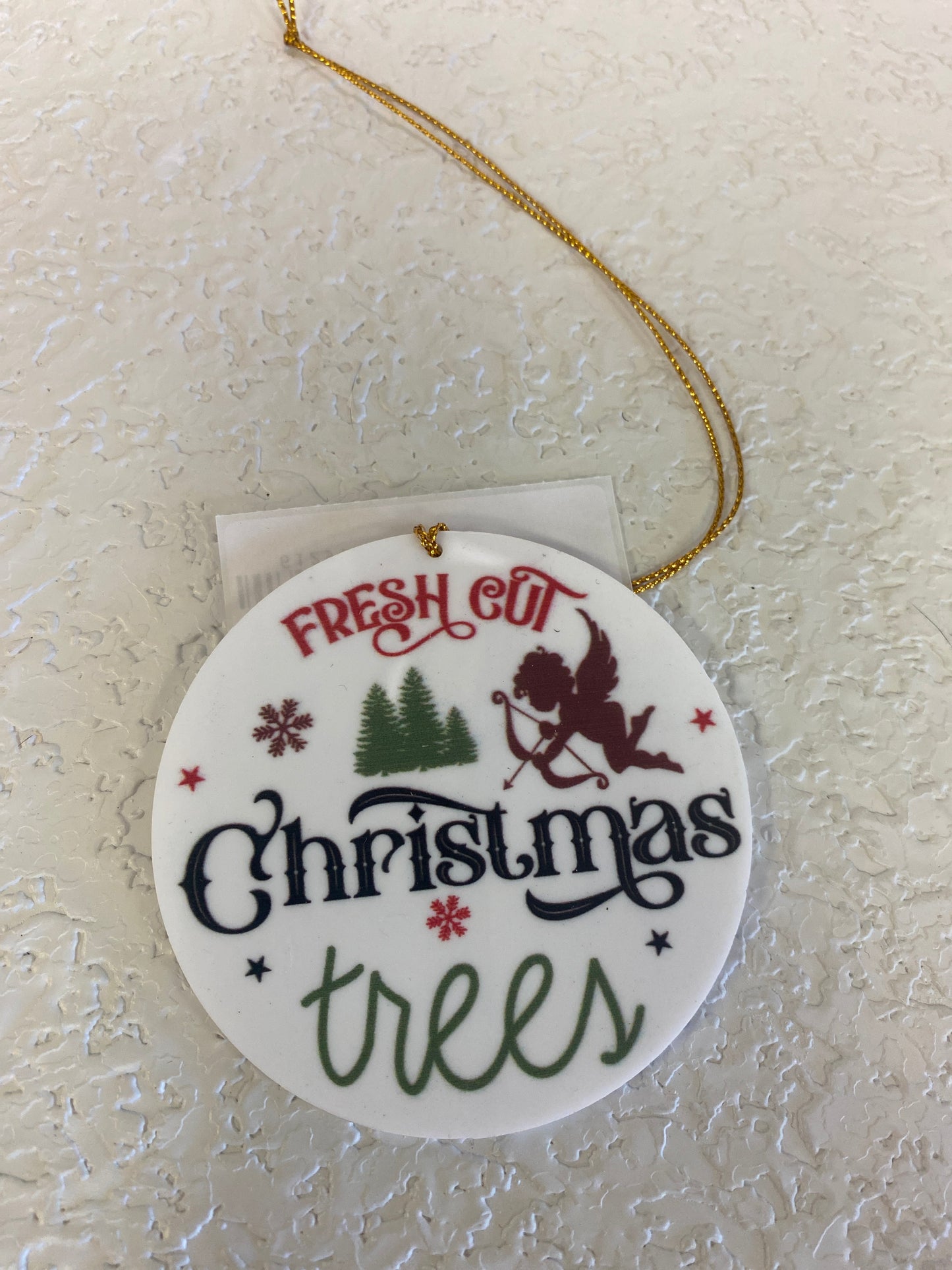 ACRYLIC FRESH CUT ORN