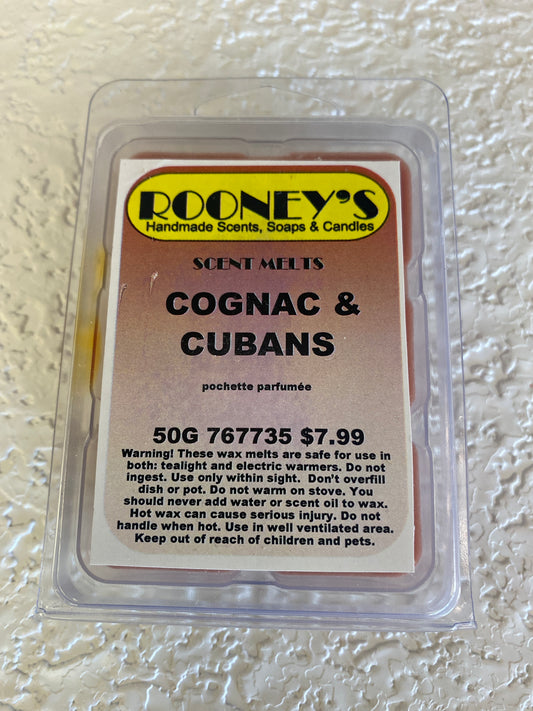 COGNAC & CUBANS SCENT MELT