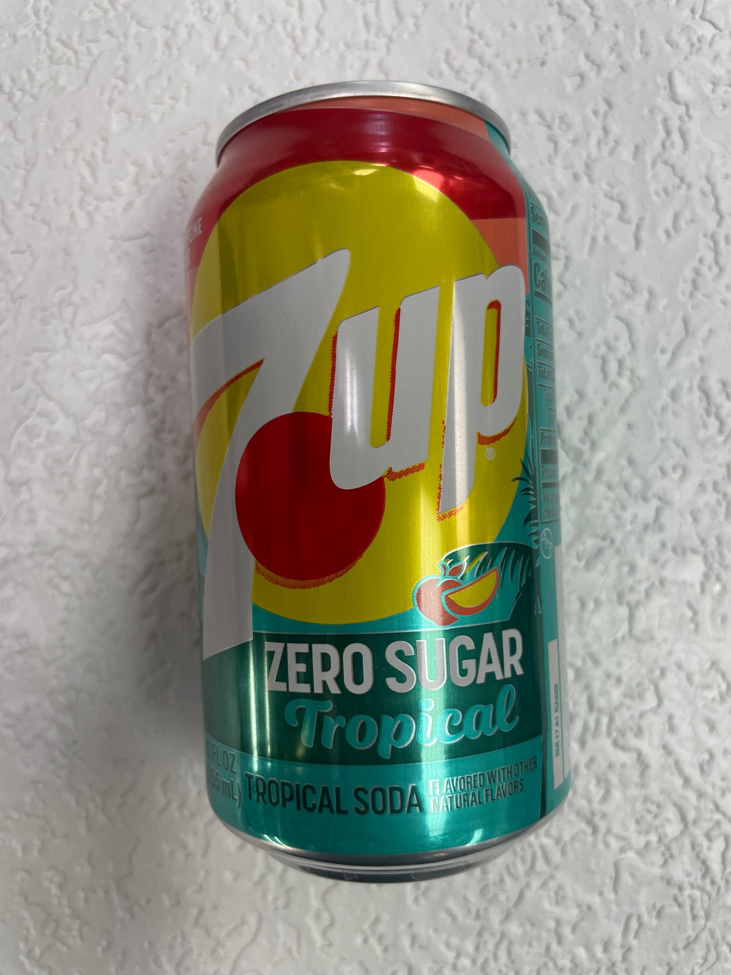 7UP ZERO SUGAR TROPICAL SINGLE CAN