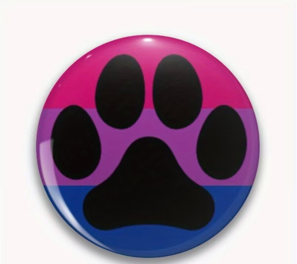 BI FURRY PRIDE FLAG BUTTON