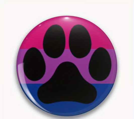 BI FURRY PRIDE FLAG BUTTON