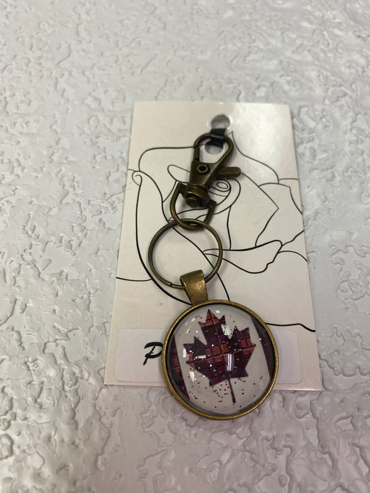 CANADA SPARKLE BRONZE KEYCHAIN