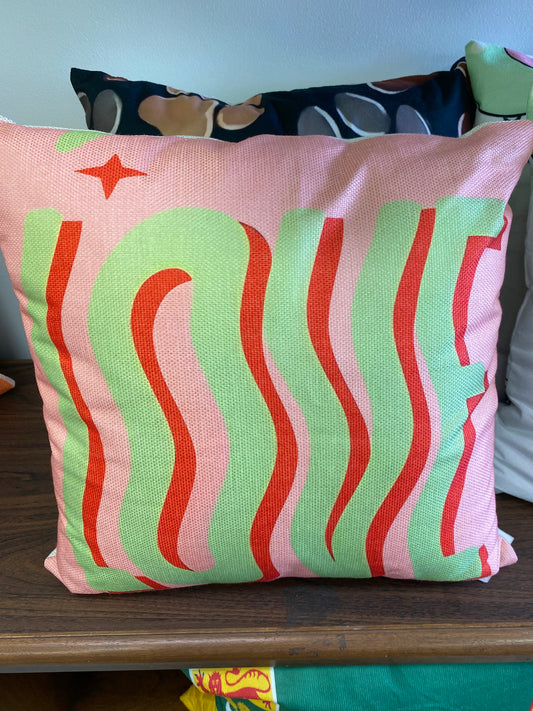 RETRO POP & GROOVY THROW PILLOW