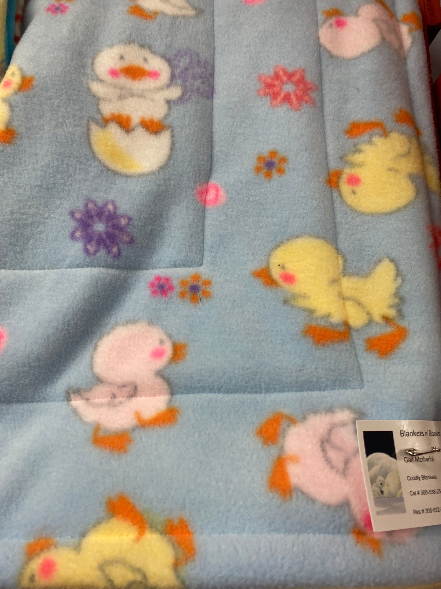 HAPPY CHICKS FLEECE BLANKET