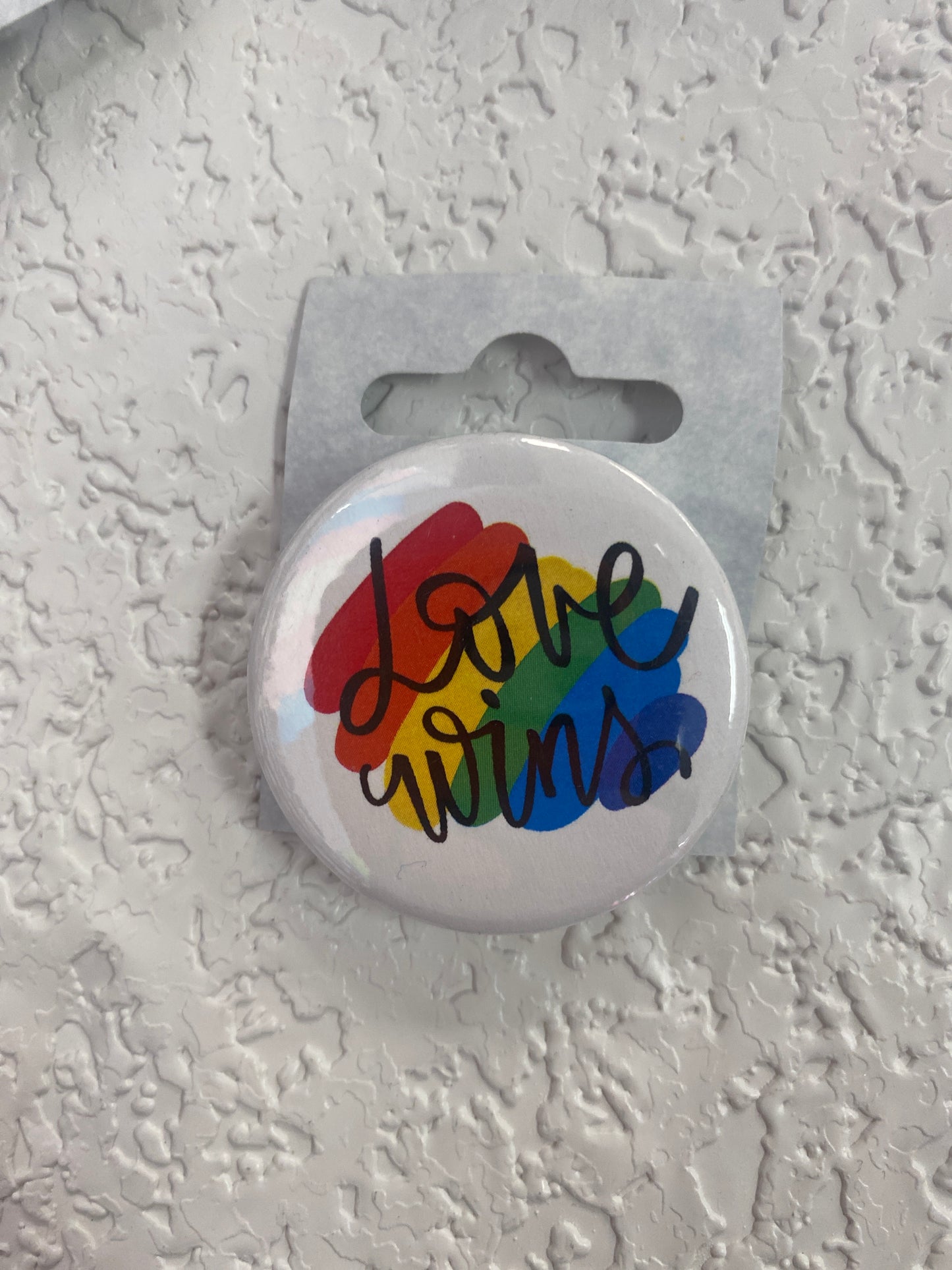 LOVE WINS BUTTON