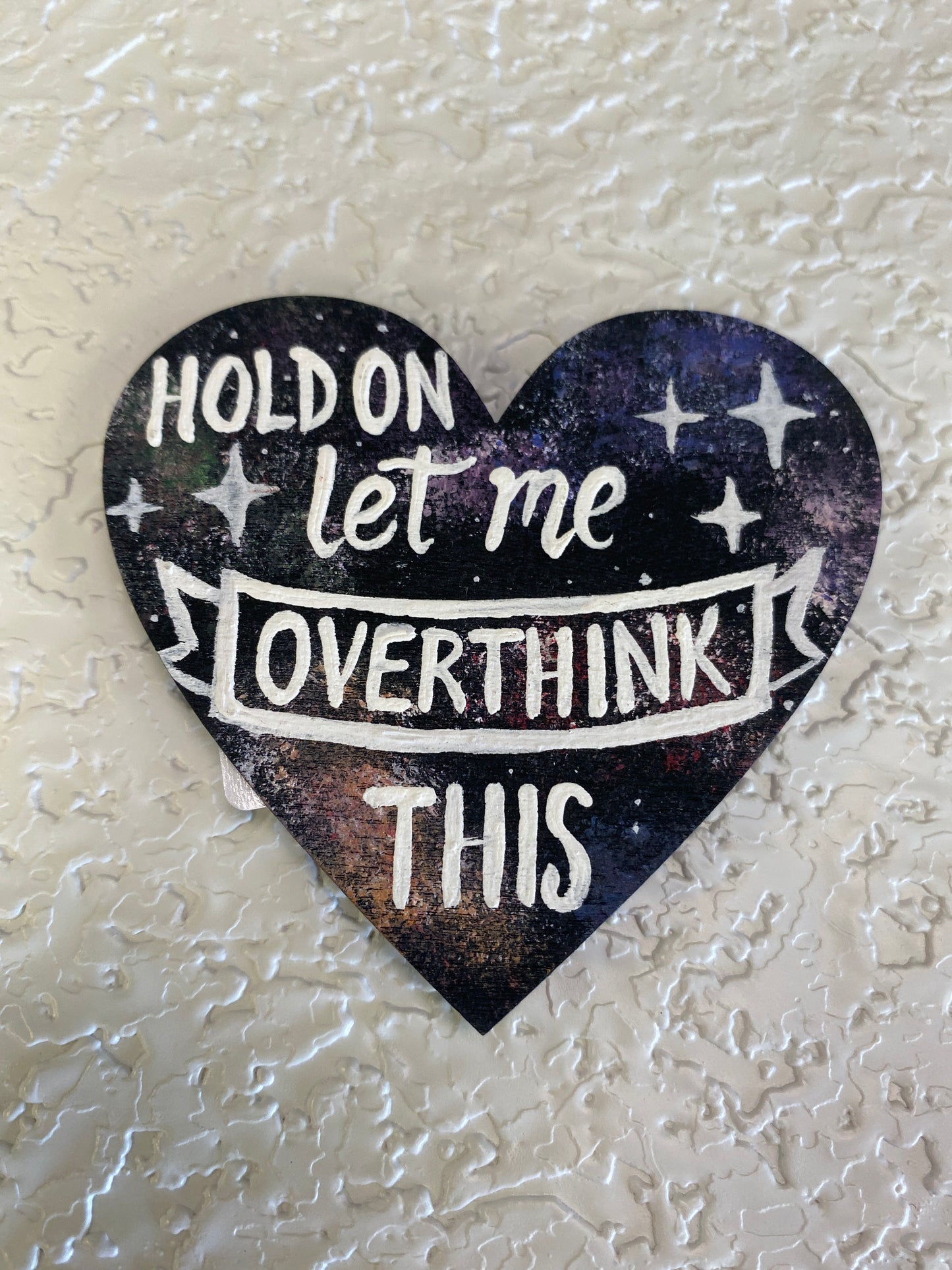 HOLD ON LET ME NORTHEN LIGHT HEART MAGNET