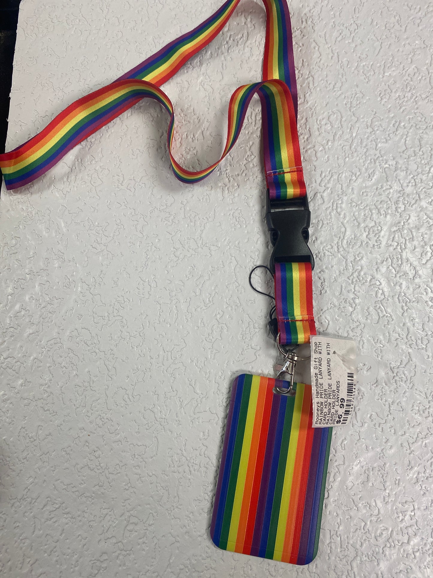 RAINBOW PRIDE LANYARD WITH CARD HOLDER