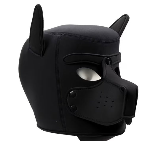 BLACK ADULT PUP MASK