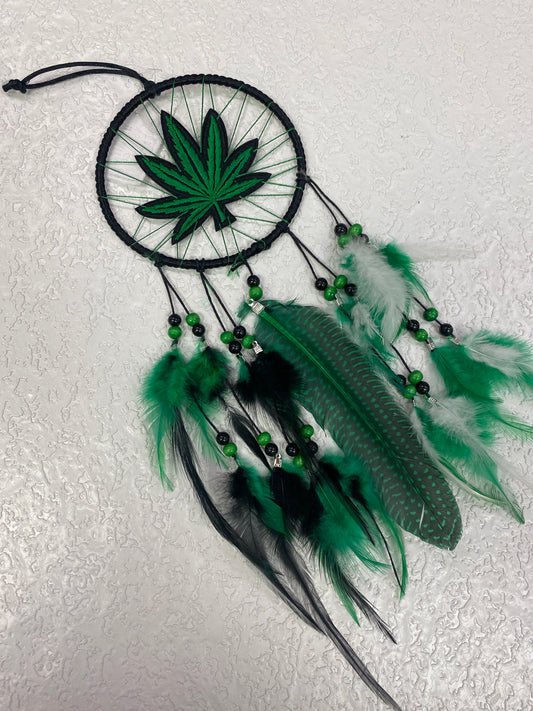 POT LEAF DREAM CATCHER