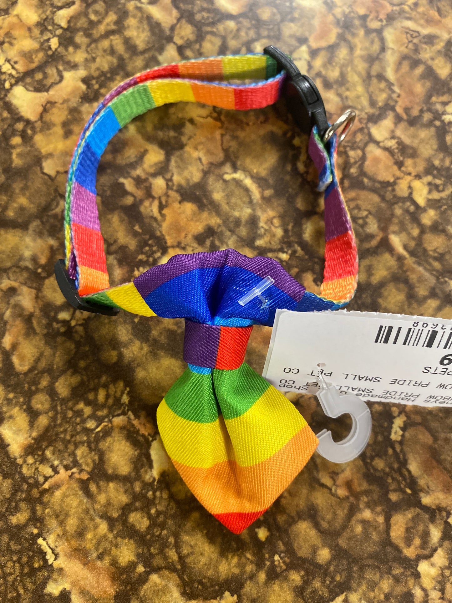RAINBOW PRIDE SMALL PET COLLAR