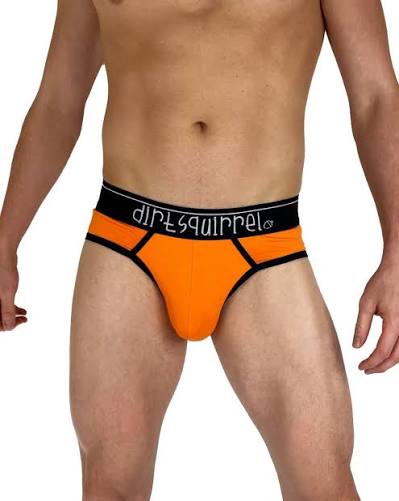 TANGERINE ORANGE BAMBOO BRIEF