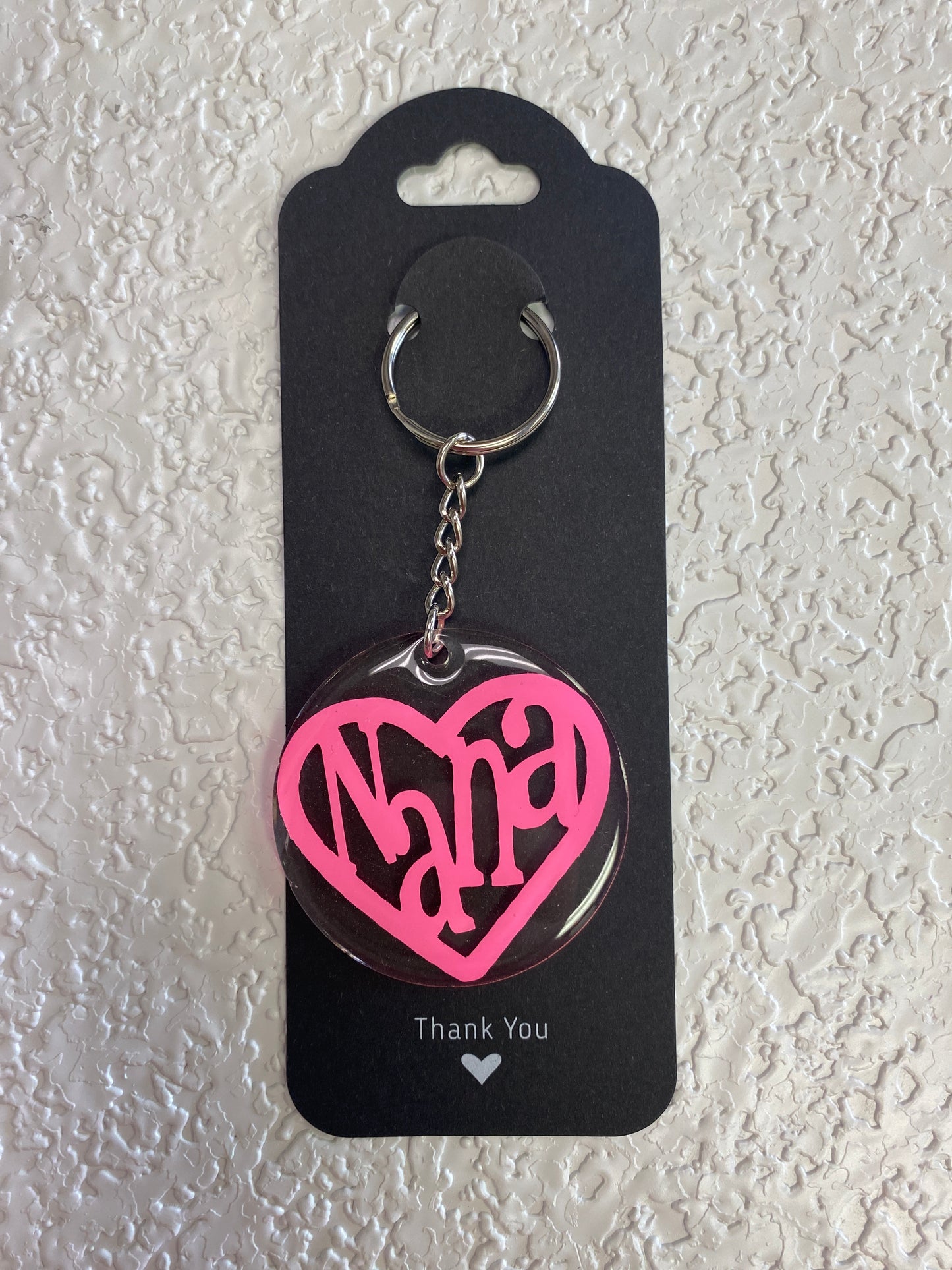 KEYCHAINS NANA W FULL HEART