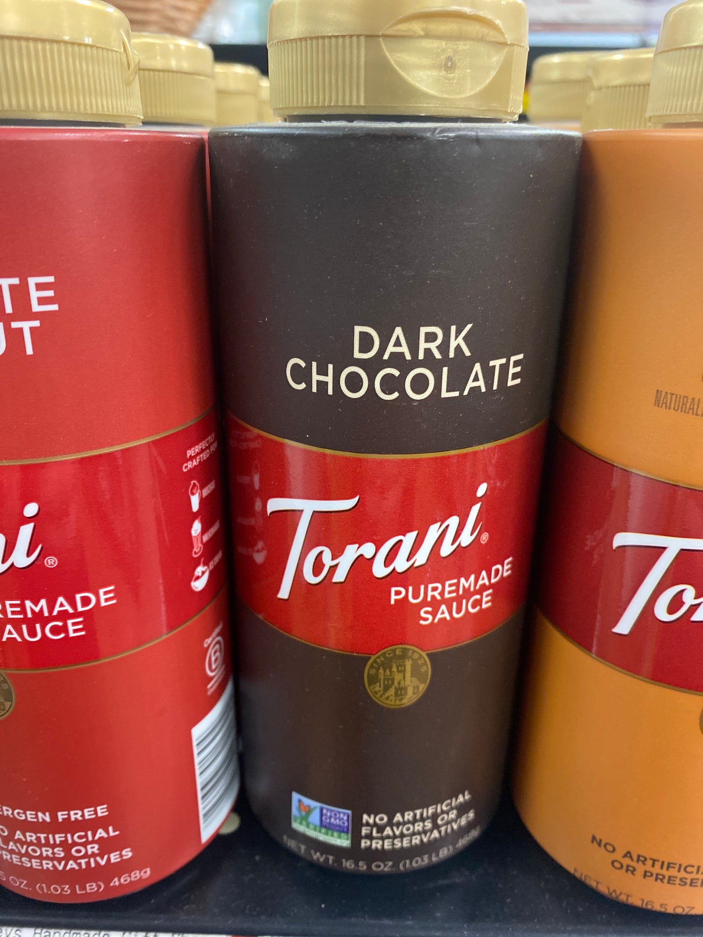 TORANI PUREMADE DARK CHOCOLATE SAUCE