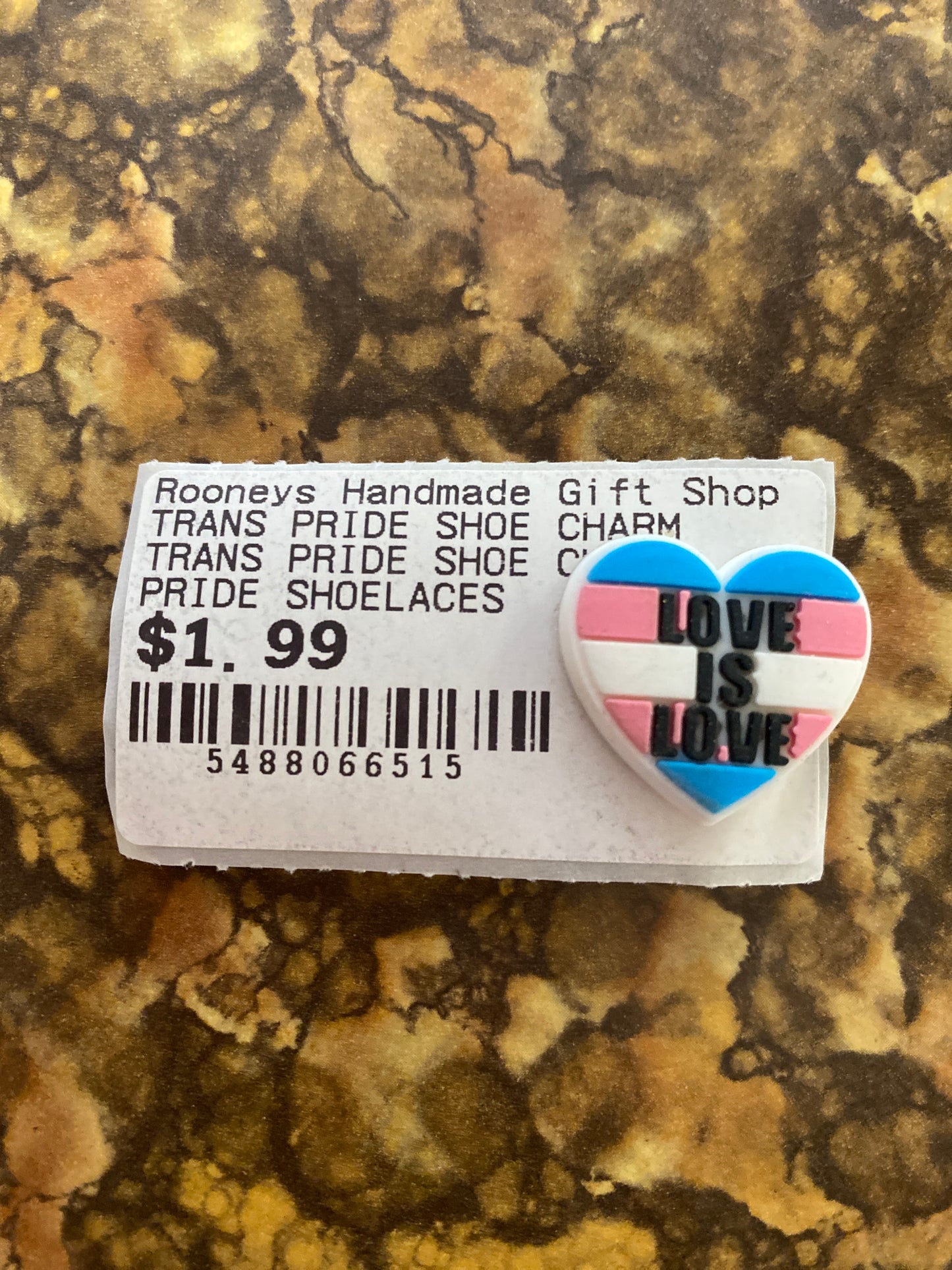 TRANS PRIDE SHOE CHARM