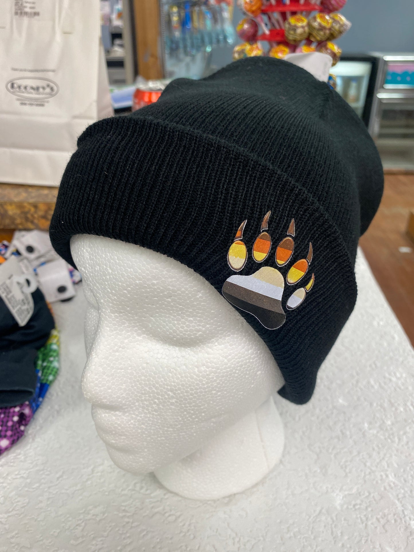 BEAR PRIDE KNITTED HAT