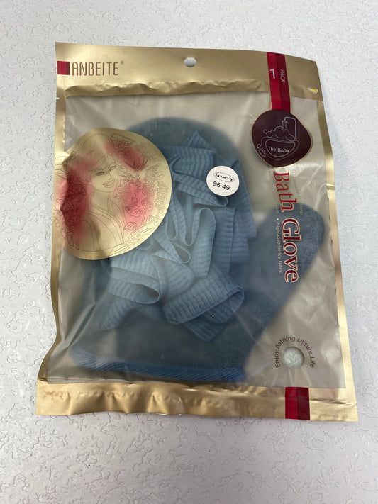 BATH GLOVE BLUE