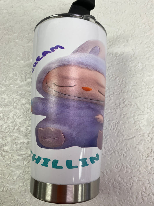 20OZ STAINLESS STEEL CUP LABUBU CHILLIN