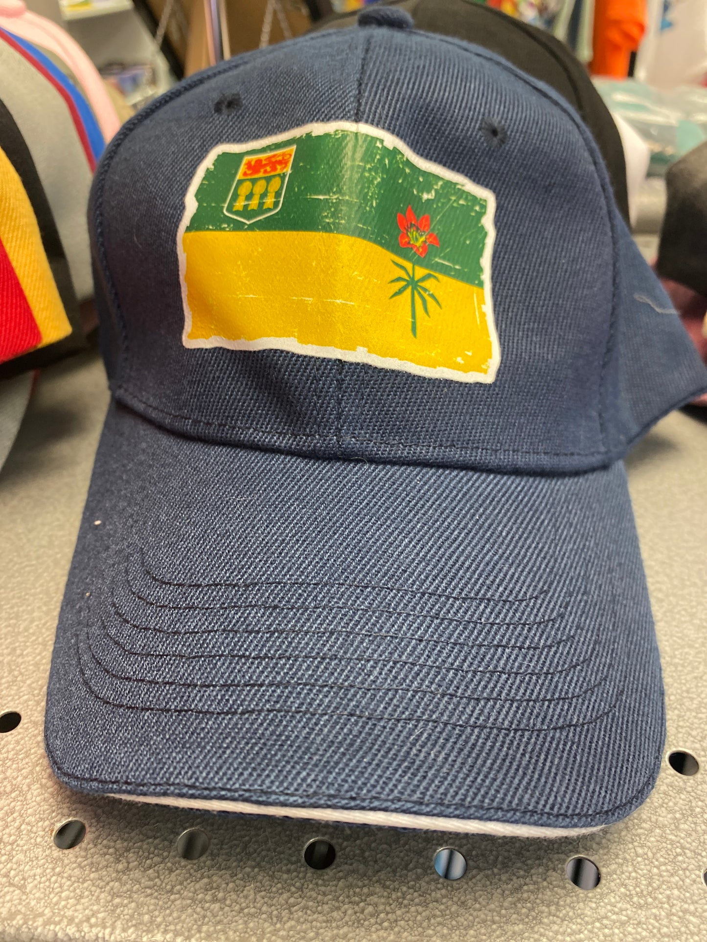 SASK FLAG NAVY BLUE HAT