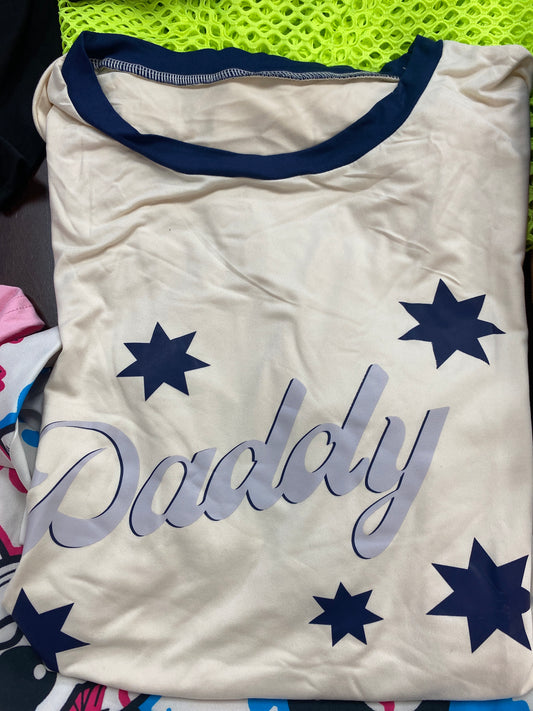 DADDY FASHION LETTERS APRICOT SHIRT XXL