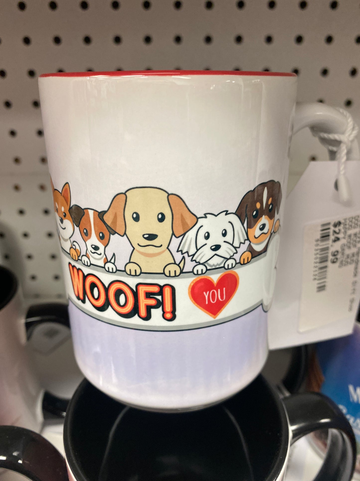 DOG WOOF MUG