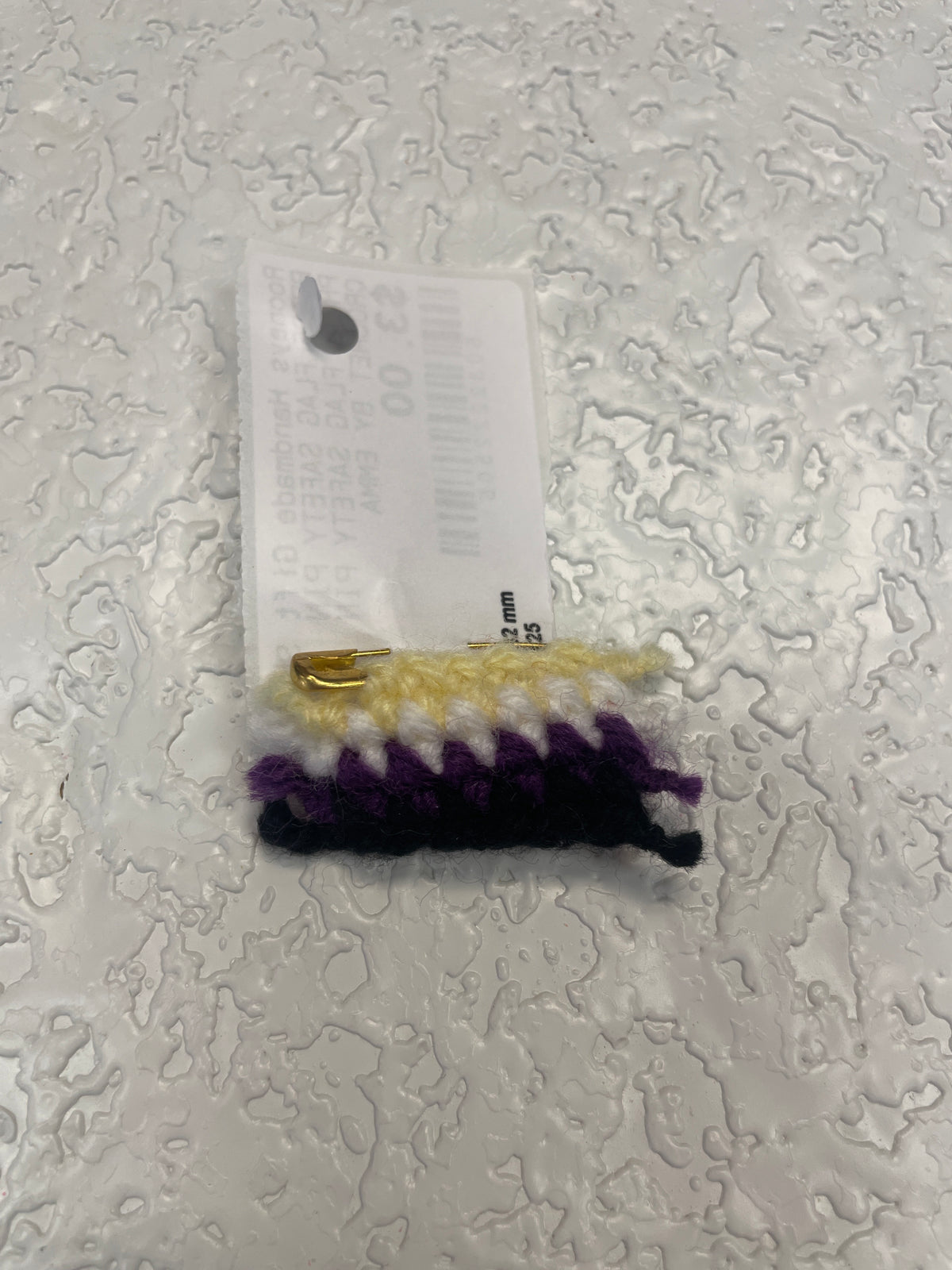 PRIDE FLAG SAFETY PIN