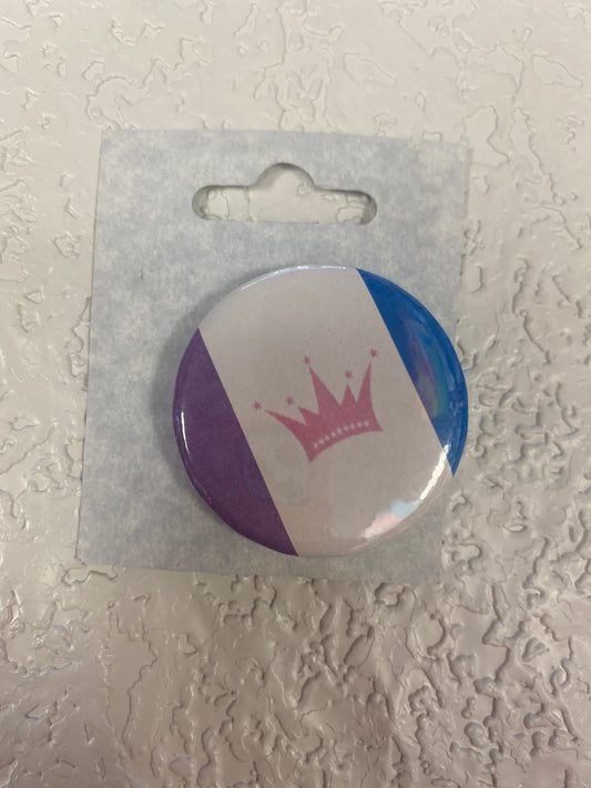 DRAG QUEEN PRIDE BUTTON