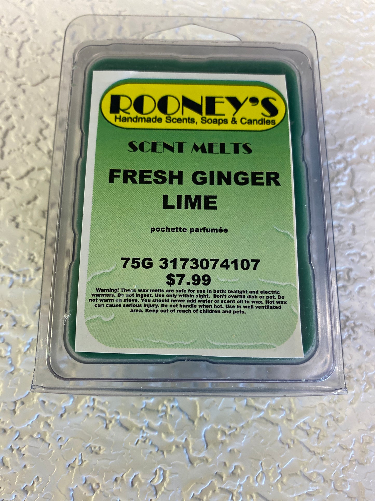 SCENT MELT FRESH GINGER LIME