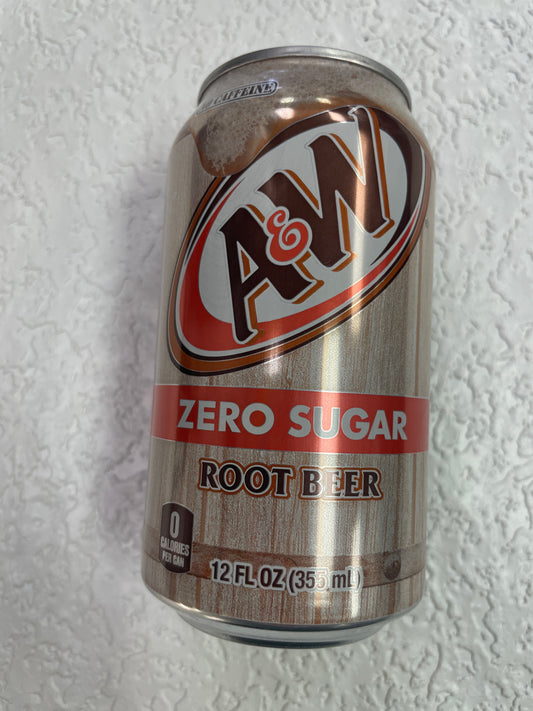A&W ROOT BEER ZERO SINGLE CAN