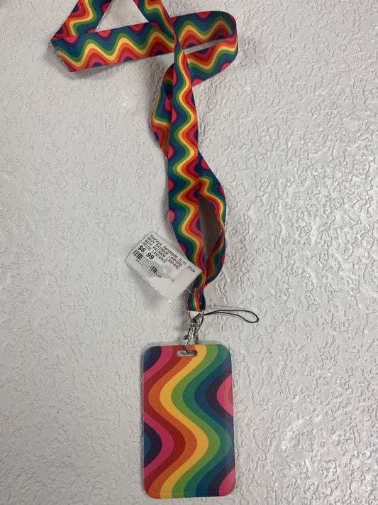 WAVY RAINBOW LANYARD