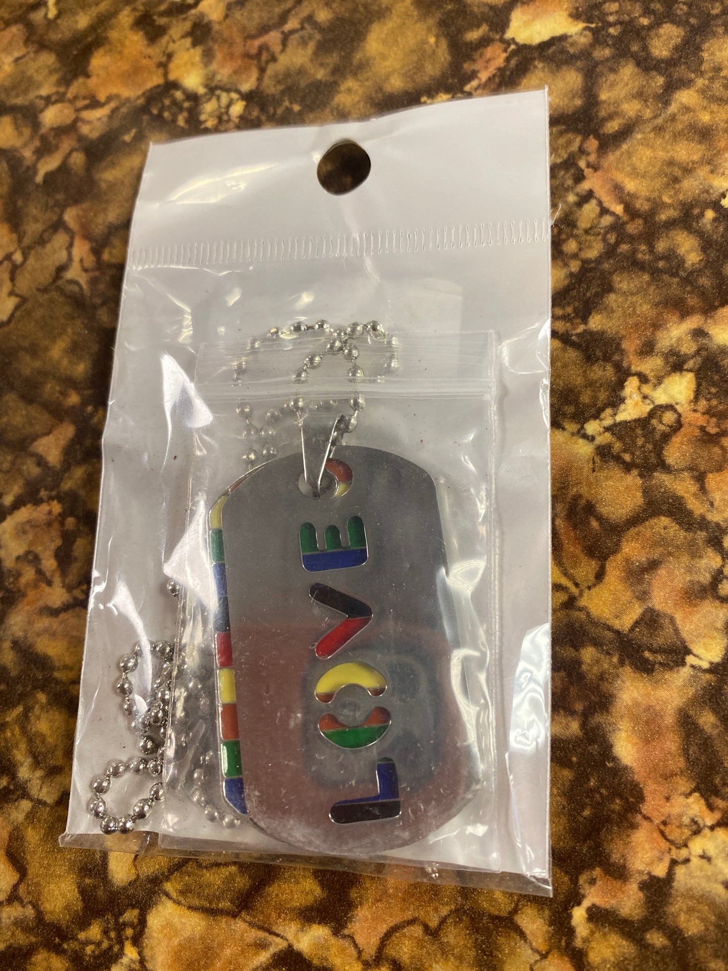 FLIP LOVE PRIDE DOG TAG