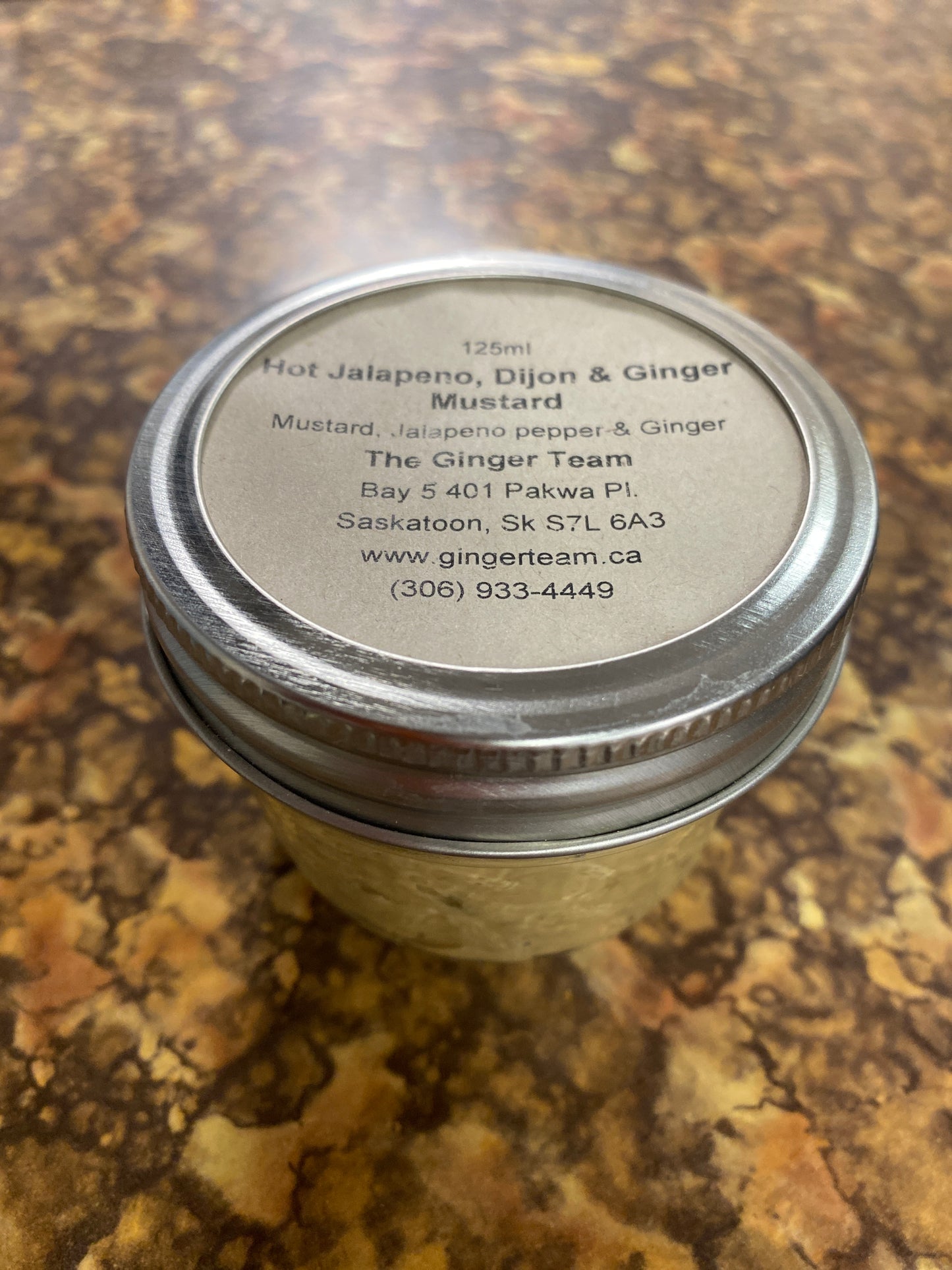 HOT JALAPENO PEPPER MUSTARD SMALL