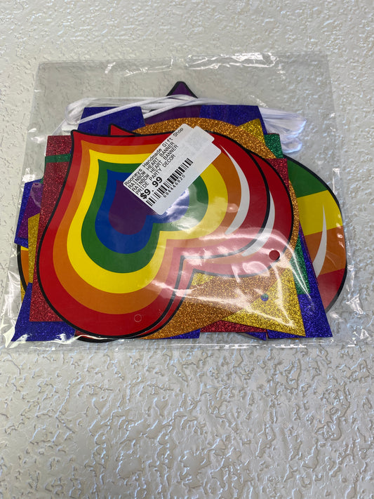 RAINBOW HEART BANNER