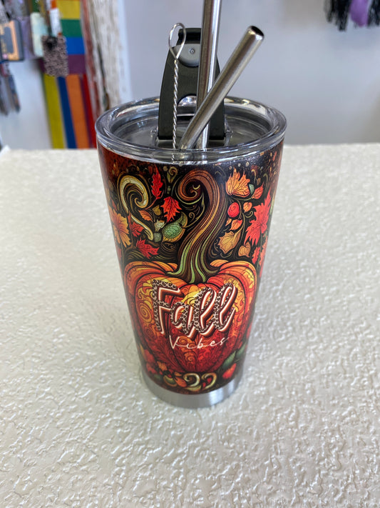 20OZ FALL STAINLESS STEEL TRAVEL MUG