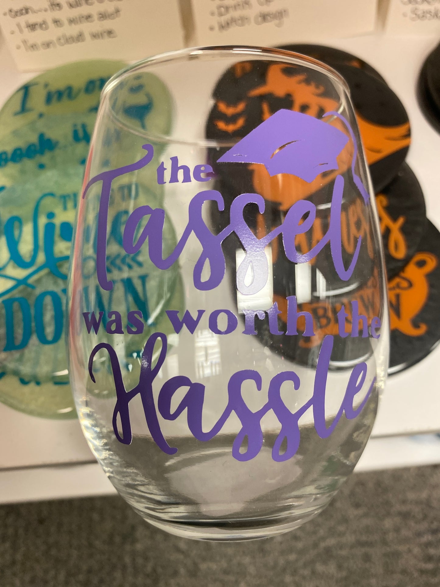 Glass tassel was worth the hassle