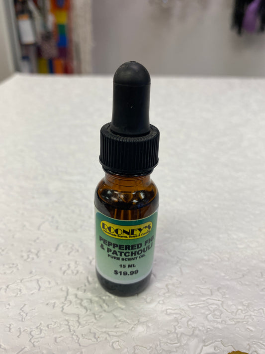 PEPPERED FIG & PATCHOULI SCENT OIL 15ML