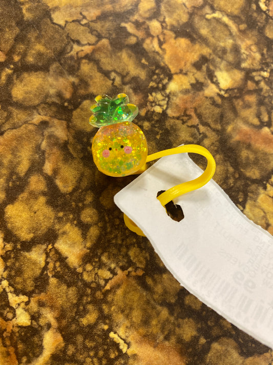 SPARKLE PINEAPPLE STRAW COVER