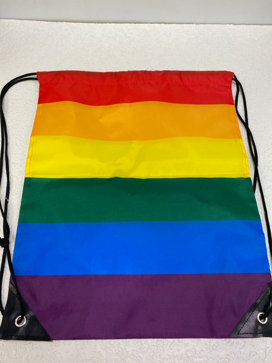 RAINBOW DRAW STRINGS BACKPACK