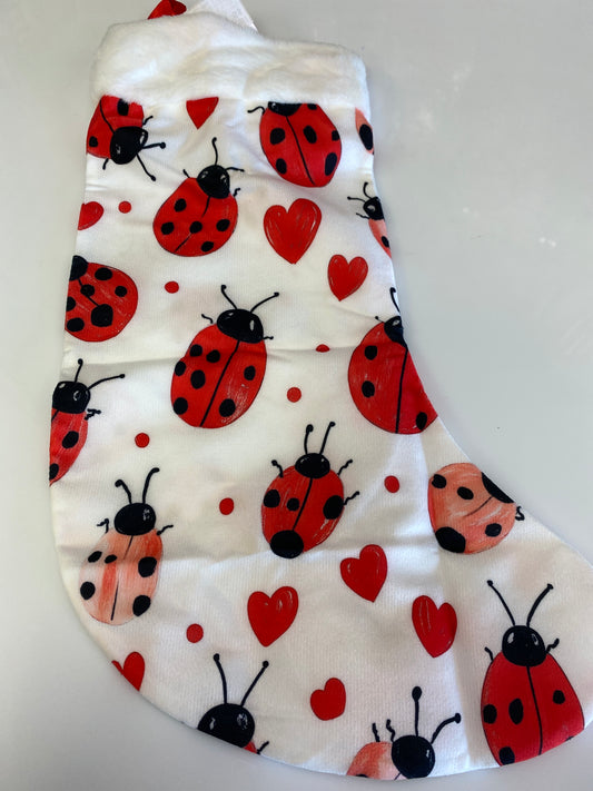 LADYBUG CHRISTMAS STOCKING
