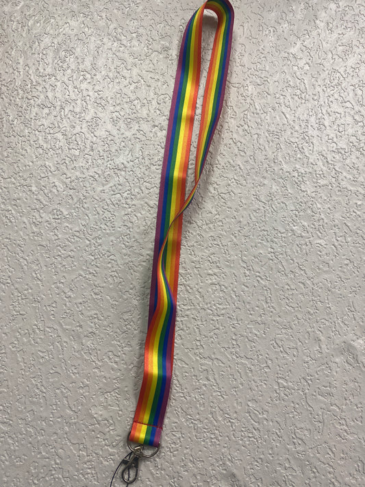 RAINBOW PRIDE LANYARD