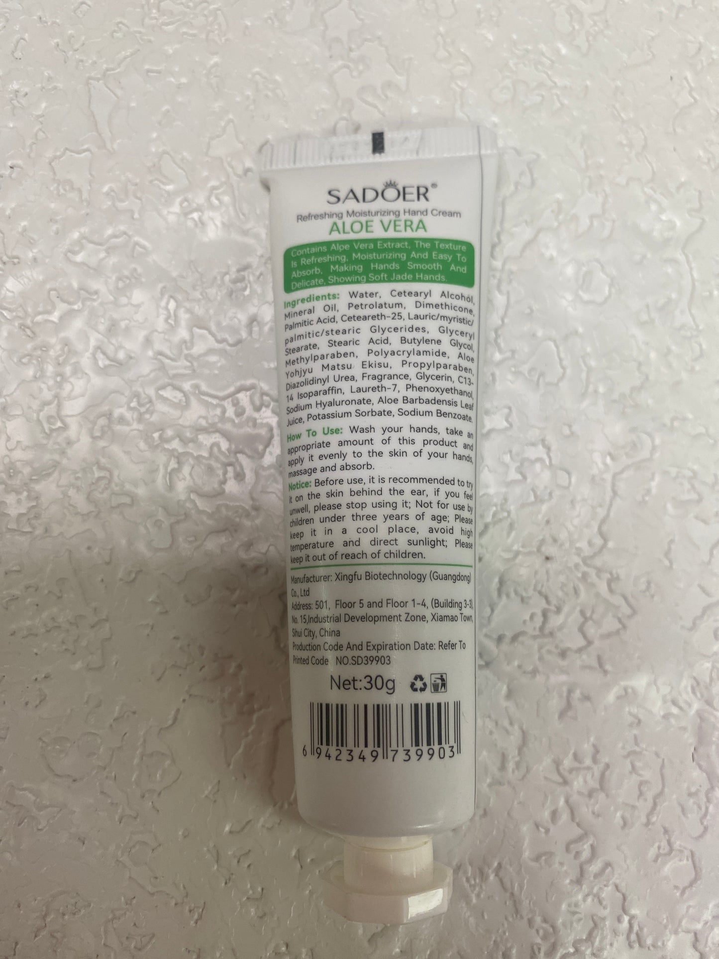 HAND CREAM ALOE VERA