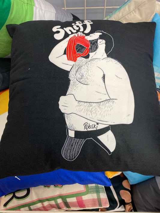 SNIFF THE JOCK THROW PILLOW