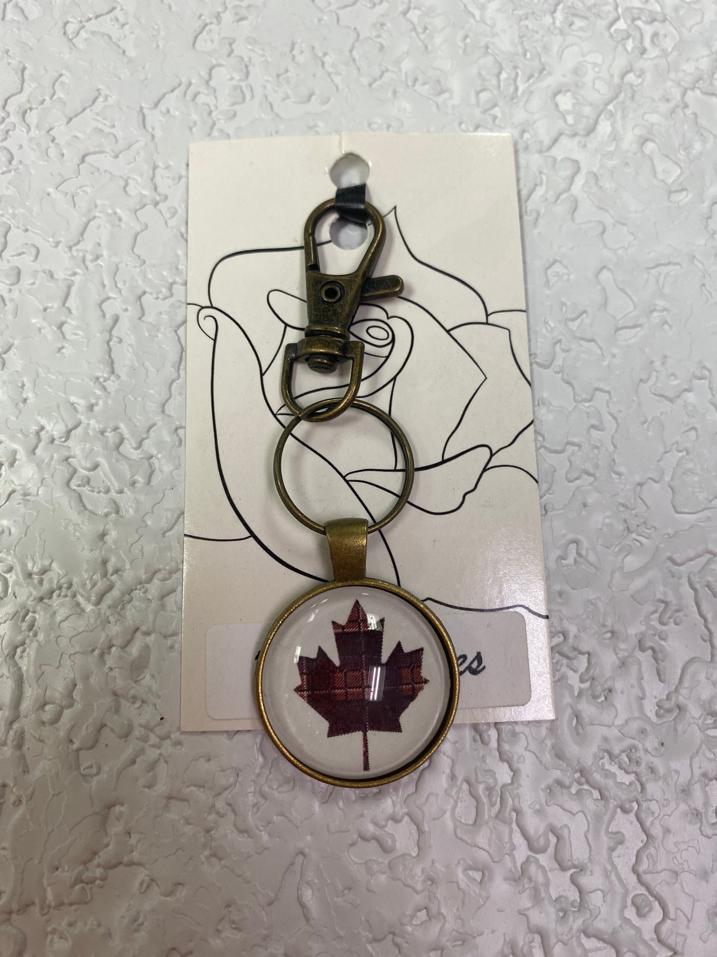 CANADA BRONZE KEYCHAIN