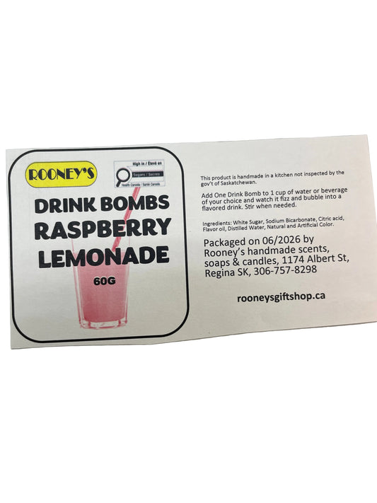 DRINK BOMB RASPBERRY LEMONADE 2 PACK
