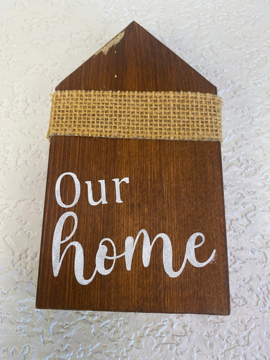 OUR HOME DARK WOOD DECOR