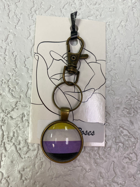 PRIDE BRONZE KEYCHAIN